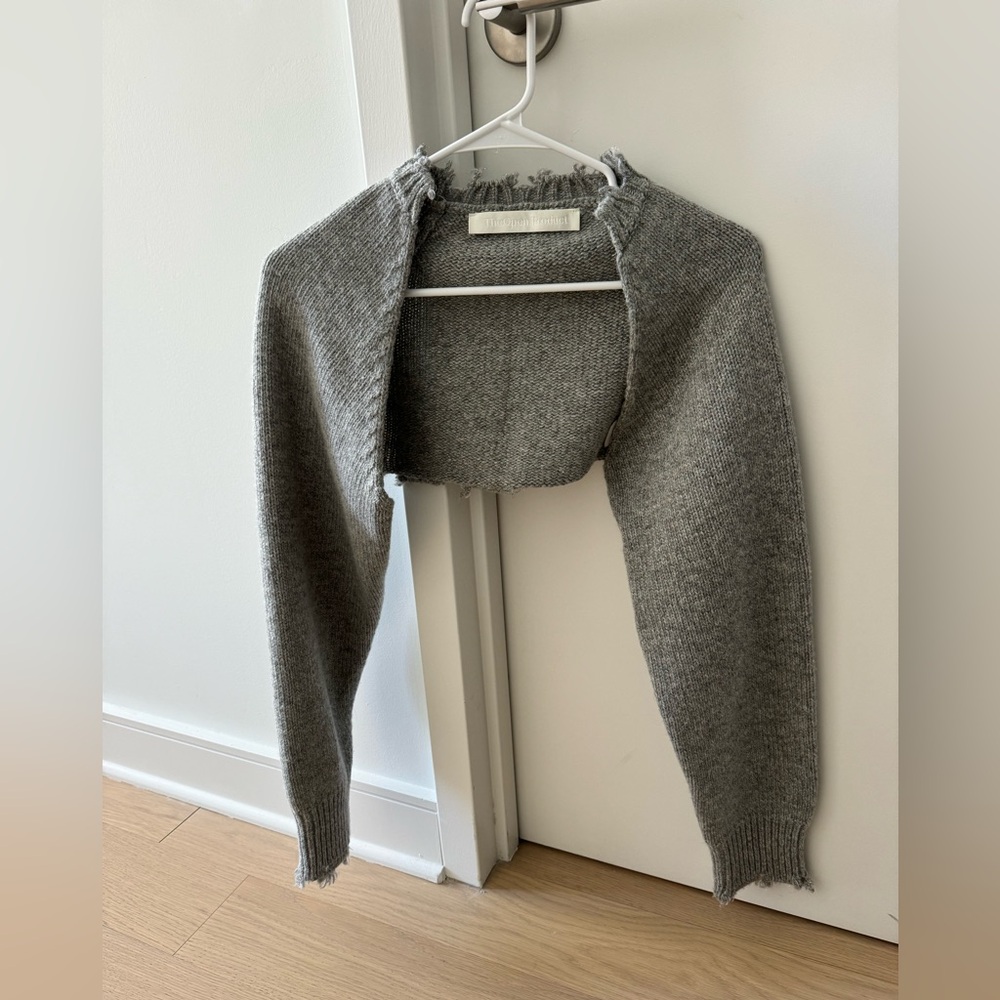 The Open Product (Open YY) Shrug Gray Free Size